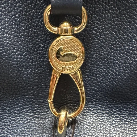 Dooney & Bourke Navy Blue Satchel - Picture 2 of 7
